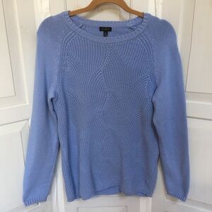 Talbots Light Blue Crew Neck Sweater